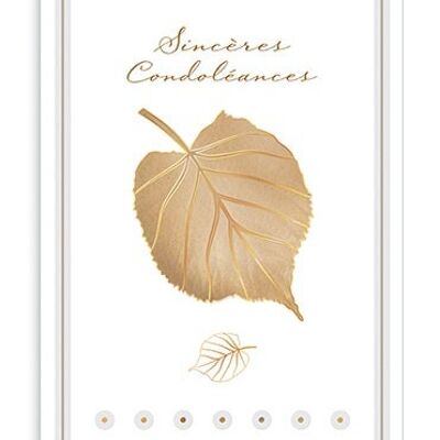 Sincères condoléances (SKU: 0980FR)