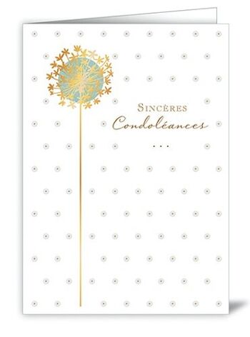 Sincères condoléances (SKU: 0977FR)