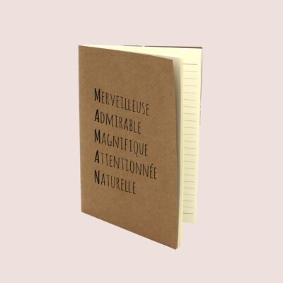 Acrostic Mom Notebook