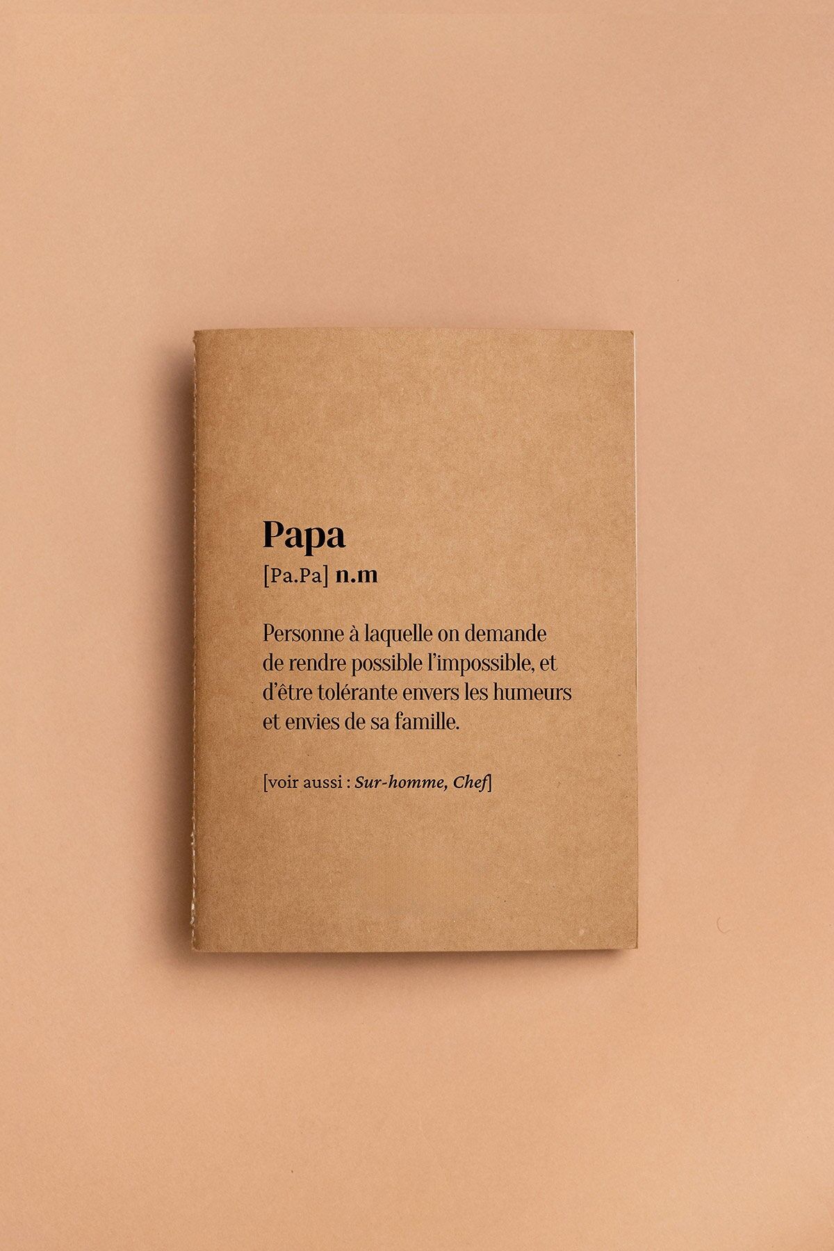 Cuaderno A5 Definición Papá