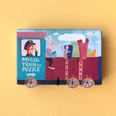 My little train by Londji: train puzzle and wooden matching game