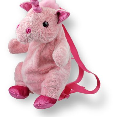 Mochila unicornio rosa