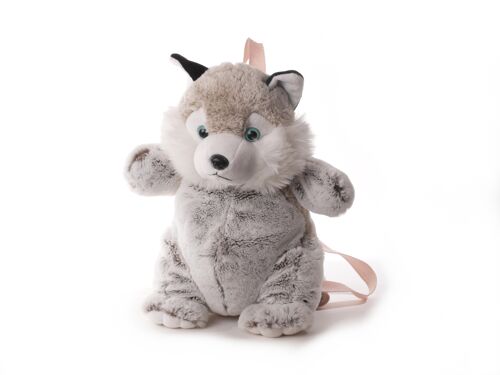 Rucksack Husky mit bl. Auge 33x18 cm