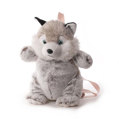 Rucksack Husky mit bl. Auge 33x18 cm