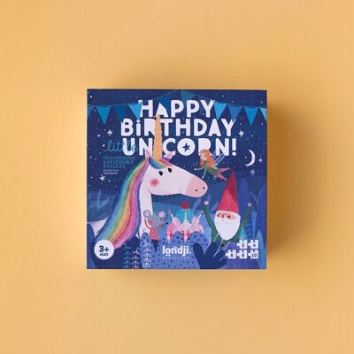 Happy Birthday unicorn puzzle by Londji: a friendship story