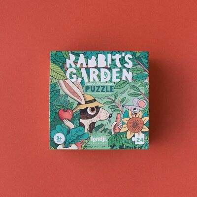 Rabbit's garden puzzle by Londji: puzzle and observation game