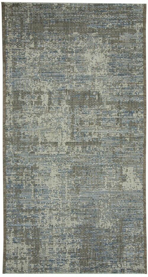 Tapis Catania Acier 60 x 110 - 1036075068