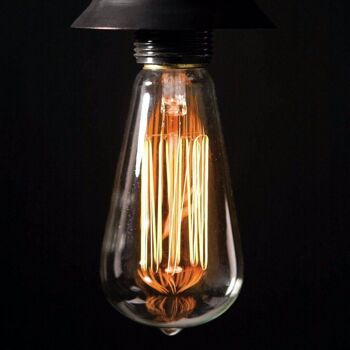 10 x ST64 E27 60W Vintage Antique Rétro Edison Lampe Ampoules Filament 220V UK ~ 2184 5