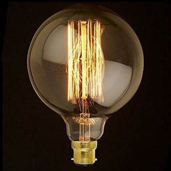 Ampoule à filament vintage B22 G125 60 W à intensité variable ~ 3225 1