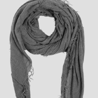 St-Gervais Wool Scarf Gray