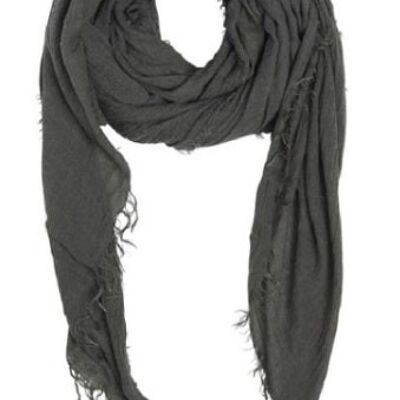 Saint-Gervais Wool Scarf Anthracite