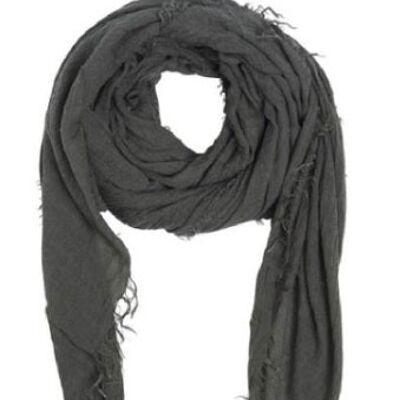Saint-Gervais Wool Scarf Anthracite