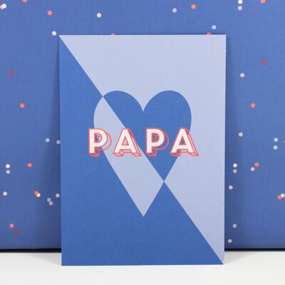 Postkarte Papa