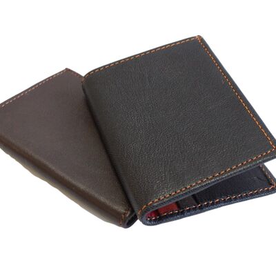 Compact card holder in quality leather. SEDA