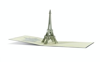 3D Pop Up carte Paris Tour Eiffel 1