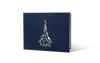 3D Pop Up carte Paris Tour Eiffel 4