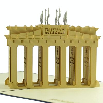 3D Pop Up Map Brandenburg Gate
