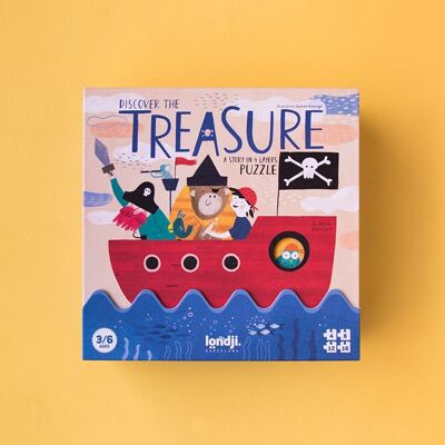 Discover the treasure puzzle by Londji: a pirate story puzzle