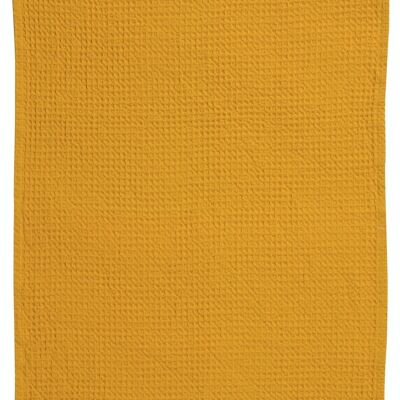 Plain honeycomb tea towel Mumba Tournesol 50 x 70 - 7171043000