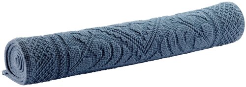 Tapis de bain uni Enzo Tempête 54 x 110 - 2366860000