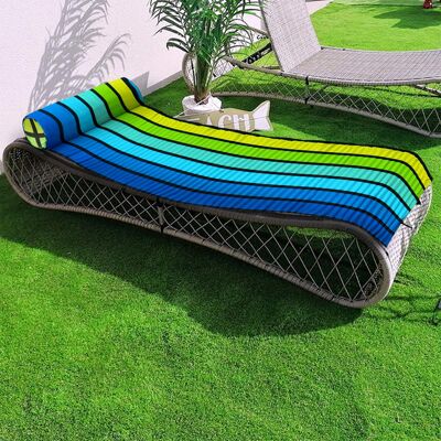 Materasso da spiaggia blu 60x180 cm - Happy Men