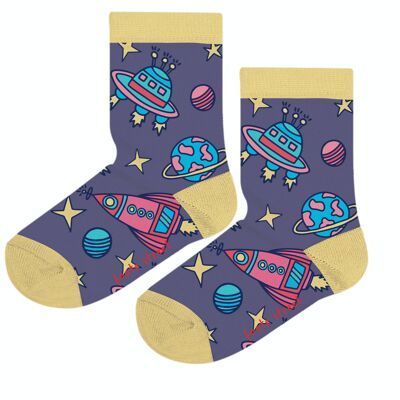 WS Toddler Chaussettes Espace