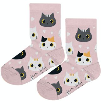 WS Toddler Chaussettes Chats