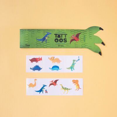 Dinosaurs Tatoos by Londji: 10 dinosaur decals