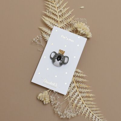 Koala Pin - porcelain