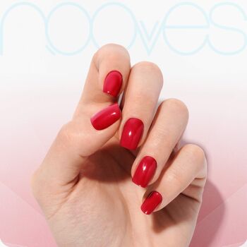 Feuilles de Gel - Rouge Cramoisi - Nooves Nails 2