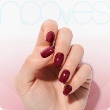 Feuilles de Gel - Pluie de Minuit - Nooves Nails 2