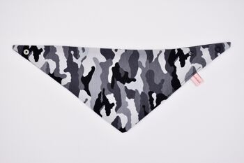 Bandana Chien Gris Camouflage S 1