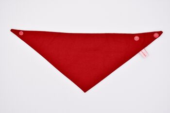 Bandana pour chien Basic Rouge XS 1