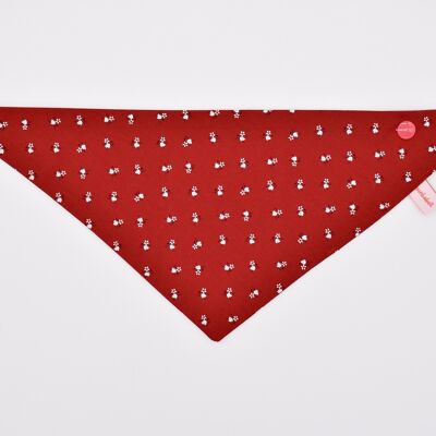 Hundehalstuch Bliamle Rot XS