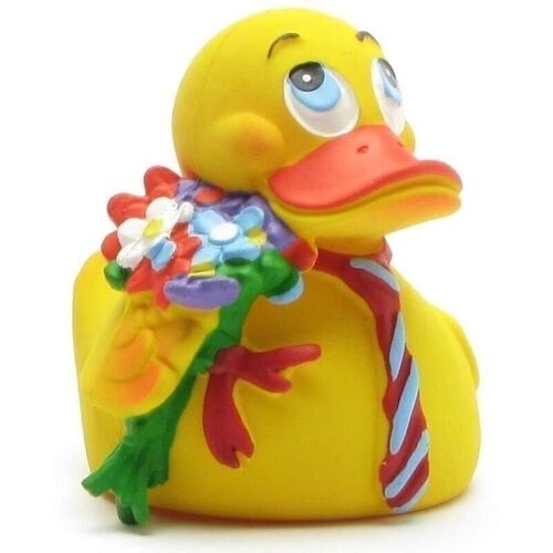 Badeente Lanco Flower Duck - Gummiente