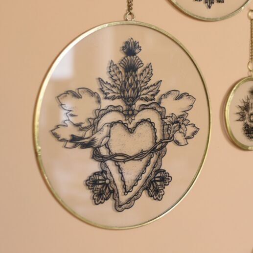 Kiko Kettenherzrahmen - 8 cm