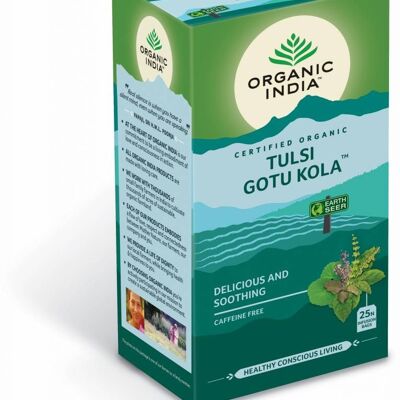 Inde biologique Tulsi Gotu Kola