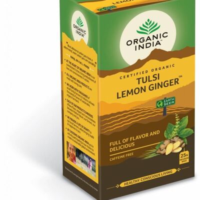 Gingembre Citron Tulsi d'Inde Biologique