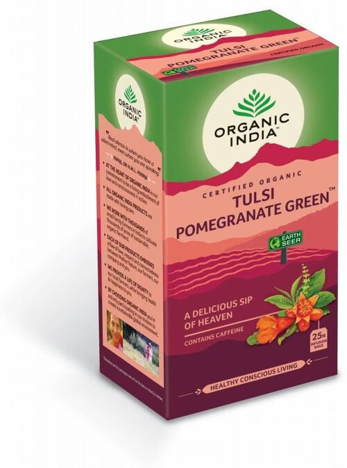 Organic India Tulsi Pomegranate Green