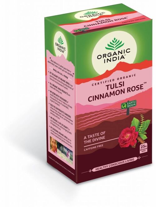Organic India Tulsi Cinnamon Rose