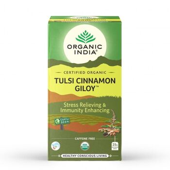 Giloy à la cannelle Tulsi d'Inde biologique