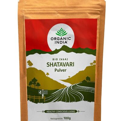 Poudre de Shatavari de l'Inde biologique