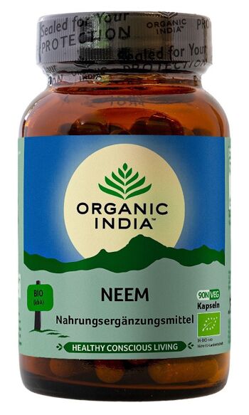 Neem Kapseln de l'Inde biologique