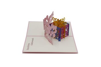 Coffret cadeau coloré, carte pop-up 3