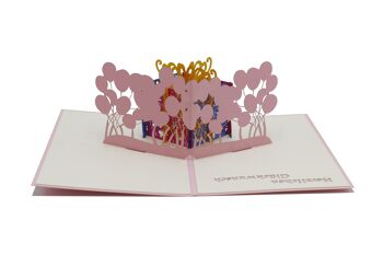 Coffret cadeau coloré, carte pop-up 4