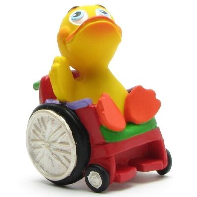 Badeente Lanco Rollstuhl Duck - Gummiente