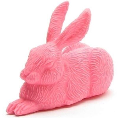 Pato de goma Lanco conejo chillón rosa