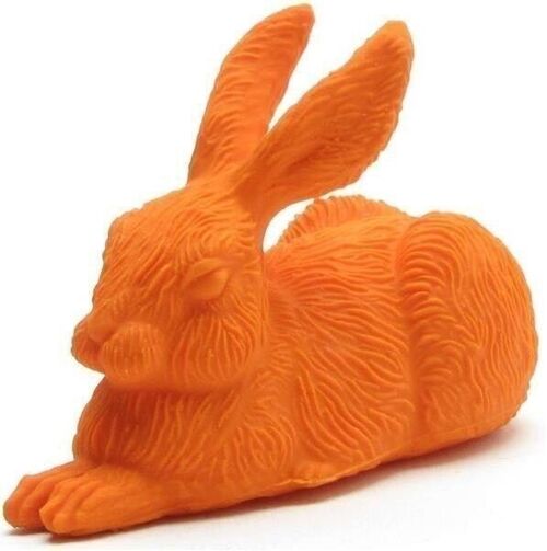 Badeente Lanco Quietsche-Hase orange