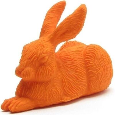 Rubber duck Lanco squeaky rabbit orange