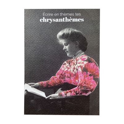 Card - Chrysanthemums